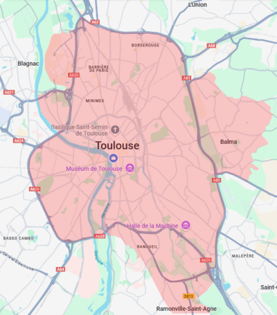 Notre zone d’intervention